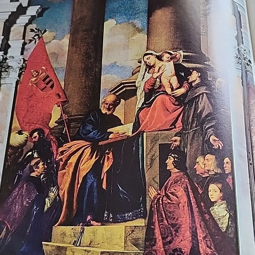 VINTAGE! Art The World Of Titian Coffee Table Book With Cover